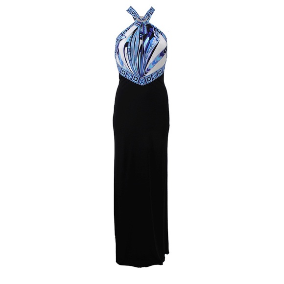 Emilio Pucci Dresses & Skirts - Emilio Pucci Farfalla Halter  Gown